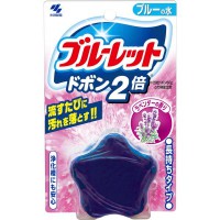 Kobayashi Очищающая таблетка для бачка с ароматом лаванды (окрашивает воду в голубой цвет) 120г