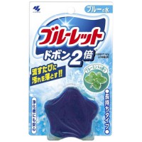 Kobayashi Очищающая таблетка для бачка с ароматом мяты (окрашивает воду в голубой цвет) 120гр