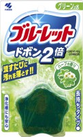 Kobayashi Очищающая таблетка для бачка с ароматом трав (окрашивает воду в зелёный цвет) 120гр